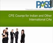 This video provides an excerpt from one of the many case writing sessions included in the PASS #CFE prep course, which was specifically designed to meet the needs of Indian and other international CAs who would like to achieve their #CanadianCPA qualification. This course can be taken in Canada or anywhere else in the world. visit https://www.orbitinstitutes.com/