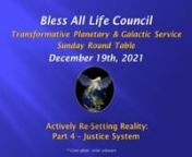 NEW SERIES ! Actively Re-Setting Reality:Part 4 - Justice/Legal Systemsnn* REQUEST for Participation!n Please consider how YOU envision our upgraded systems of Justice.n • If you’re unable to be present, please send your Vision in &amp; we will read it out loud at our meeting. nnOPENINGn 1. Introductions &amp; Cosmic Update- nBeverly Brinn ( )n2. Focus: World-wide Divine Justice * Definitions of 3D -4D Upgrades from Laws to Justice to Universal Laws &amp; Divine Justice - Beverly B