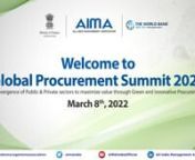 AIMA Global Procurement Summit 2022 from aima