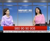 Watch a live tv show with visa expert Ms.Veena Goel from Navigators Overseas on (Kinj Jawan Pardes). nnIn this show, our visa expert discussed the Latest updates about study visas in UK, Canada, Australia, and other countries.nnSo please attend live and clear your all Doubts???related queries to Study Visa, UK, Canada &amp; Australia With Or Without IELTS. nnDate: 19 March 2022 (Saturday)nTime : 12:30 PM (Aternoon)n&amp;nRepeat Telecast On The Same Day nTime : 5:30 PM and 7:30 PM (Evening).nnB