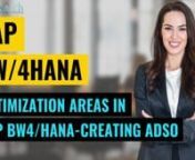 �� In this video, you will learn about Optimization Areas in SAP BW4/HANA as a part of SAP BW/4HANA Training.nn�� For Corporate/Group training: Checkout https://www.zarantech.com/corporate-training/nn�� And don&#39;t forget to Follow our SAP Learner Community page, https://www.linkedin.com/showcase/sap-learner-community/nnFor More Info: https://www.zarantech.com/sap-bw4hana-training/nnContact: +1 (515) 309-7846 (or) Email - info@zarantech.comnnCourse Duration: 40 hours Live Training + As
