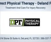 We are the premier physical therapy clinic in Deland FL. Our mission is to help people live healthier and happier lives by providing high-quality, personalized care that’s tailored to their specific needs. Direct Physical Therapy - Deland FL work with patients of all ages and abilities, from those recovering from injuries or surgery to those who want to improve their overall health.nnDirect Physical Therapy - Deland FLn1015 N Stone St Suite A, DeLand, FL 32720n(386) 337-7750nnMy Official Websi