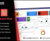 Dashboard NinjanDashboard Ninja helps create beautiful, customized, and robust dashboards for your different departments. With this easy-to-use app, you will be able to save your precious business hours and take major business decisions quickly by overseeing important stats on your self-configured dashboards.nnPre-configured Dashboard Ninja AppsnnDashboard Ninja is a base app that allows you to create a dashboard of any Odoo business model. We are also providing some free apps with pre-configure