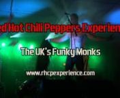 With more than 75 gigs in the bag since our start in April 2015, we pay tribute to the Red Hot Chili Peppers, the world&#39;s ultimate funk rock quartet.nnContact us now for bookings!nnPhone / WhatsApp: 0778 969 1288nWeb: https://www.rhcpexperience.com/nFacebook: https://www.facebook.com/rhcpexperiencenEmail: info@rhcpexperience.comnnAs the UK’s Funky Monks with our love of that instantly recognisable RHCP sound, we are filling venues and rocking people’s socks off around the UK and abroad. Ever