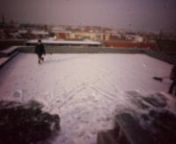 This is out of the camera footage, shot with a Wanderlust Pinwide lens. This could have been shot by my grandpa back in the 70ies. This pinhole lens can only be used for filming, when there is plenty of light. Today our roof top was covered in snow and the sun was shining. Together with the highest possible ISO (12800, thanks to the awesome GH2 hack), I could film at a 1/50 shutter. nnGH2 hacked with the