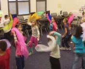 Fourth graders created their own choreography for some of the dances from Act II of Tchaikovsky&#39;s