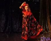 Танец Испанская фантазия в исполнении совесм юной ученицы танцевальной студии Дива