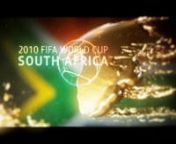 Jump designed the opening title sequence for ITV&#39;s coverage of the biggest football tournament in the world. The sequence uses liquid gold, made in RealFlow, to combine images of South African people, football fans, images of locations around South Africa, players and iconic clips from previous tournaments. nnThe sequence won the 2010 RTS Graphic Design Best Titles Award.