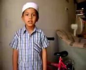 Kid in Kerala sings Islamic Song from song islamic