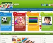 An excelent template for primary schools and also for other education or hobby themes that relates to children. The grapgic design is colourful, filled up with positive energy like childern&#39;s behaviour :) The template can be used to built a website, which will encourage young people to take up a specified activity e.g. painting, reading books or practice some kinds of sport. nnTemplate is available here:nhttp://www.joomla-monster.com/school-education/jm-school-school-education-template.htmlnnTem
