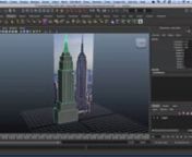 Check out more tutorials, film tips and gear reviews at WWW.CRIMSONENGINE.COMnnThis week, we build a low polygon version of the Empire State building in Maya, then add some destruction with the PullDownIt plug-in. Finally, we texture using a photo and render out for after effects with mental ray. nnThis is beginners tutorial, with very basic modeling, and could be a good introduction for people who are wondering how 3d modeling works and how visual effects for films are created.nnYou can see how