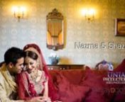 A Great day it was filming Nazma &amp; Shazul. A simple, elegant Walima representing the beautiful couple&#39;s big day. They are a lovely couple full of happiness and laughter which brings them together. We wish you a happy life and best of luck for the future.nnCredits:nVenue: Quendon Hall, EssexnPhotography: Sanjay D Gohil nVideographer: Unia Productions