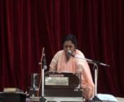Pujyya Krishan Bhaiya and Pujniya Bhabhi ma in the benign presence of Pujya Pita ji at Sri Ram Sharnam Ashram, Gohana, on September 20th, 2012 recite and explain 7th Sarga of Sunder Kaand.
