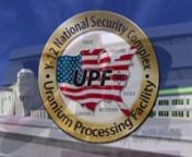 A short introduction to the Uranium Processing Facility, which is under construction at the Y-12 National Security Complex in Oak Ridge, TN. This project was created by Buck Kahler of Nolichucky Pictures under subcontract for Y-12.