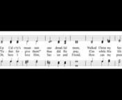 The lyrics of the traditional hymn