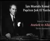 Bakmadan önce okuyunuz: Muhalif olacak arkadaşlar ve inanamayan arkadaşlar için, bu raporların Mustafa Kemal Paşa&#39;ya ait olduğunun resmi devlet raporunun bulunduğunu ve Afet İnan&#39;ın