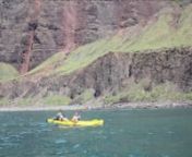 David, Tania, Timmy, and Jess Kayak down the Napali Coast filmed with a go pro. Followed by a slide show.nnFirst song is Radio by Lana Del ReynSecond song is Wildest Moments by Jessie Ware