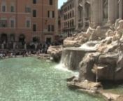 Quite possibly the most famous and over-the-top fountain in the world. La Fontana di Trevi.