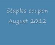 http://bit.ly/IAY6zF staples coupons August 2012
