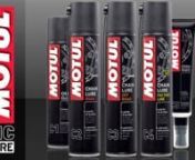 Motul Chain Lube is a full range of motorcycle chain lubricants: Road for road use, Off-Road for off-road use and Factory Line for racing use.nnShake well before use. Apply throughout the full length of a chain previously degreased with Motul Chain Clean. Then leave to dry for a few minutes to ensure adherence. Motul Chain Lube&#39;s specific formulation limits rolling friction, improves transmission performance and increases chain service life. The product retains its lubricant properties at very