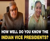 The contest to select the Vice President of India has had some interesting moments over the years. Take a look at some of them.