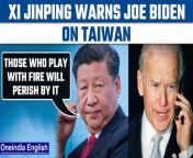On Thursday, President Joe Biden and his Chinese counterpart Xi Jinping spent more than two hours discussing the issue of Taiwan among other things. According to an outline of the call released by Beijing, Xi emphasized China&#39;s claim over the island.&#60;br/&#62; &#60;br/&#62;#JoeBiden #XiJinping #Taiwan