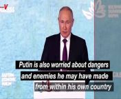 Vladimir Putin has made many enemies throughout his tenure as Russia’s de facto leader. However, according to an interview with a former Russian Federal Protection Service or FSO member who worked at a Russian palace in Crimea who has now fled to Ecuador, Putin is also worried about dangers and enemies he may have made from within his own country. Veuer’s Tony Spitz has the details.