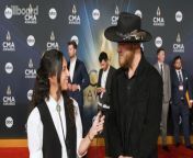 Jackson Dean chatted with Billboard on the red carpet of the 2023 CMA Awards.