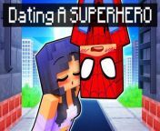 Dating a SUPERHERO in Minecraft! from duminationyt minecraft