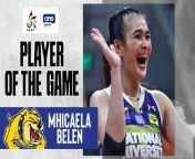 UAAP Player of the Game Highlights: Bella Belen provides the bite for Lady Bulldogs vs. Tigresses from rope bite kona
