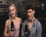 2024 Piper Gilles & Paul Poirier Worlds Post-FD Interview (1080p) - Canadian Television Coverage from indian rituiar figure and nach deke
