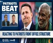 Catch the newest episode of Patriots Beat with Alex Barth of 98.5 The Sports Hub and Brian Hines from Pats Pulpit, react to the Patriots front office structure.&#60;br/&#62;&#60;br/&#62;This episode of the Patriots Beat Podcast is brought to you by:&#60;br/&#62;&#60;br/&#62;New customers, join today and you’ll get TWO HUNDRED DOLLARS in BONUS BETS if your first bet of FIVE DOLLARS or more wins. Just visit FanDuel.com/BOSTON to sign up. Make every moment more with FanDuel, an official sportsbook partner of the NFL. &#60;br/&#62;&#60;br/&#62;Must be 21+ and present in select states. FanDuel is offering online sports wagering in Kansas under an agreement with Kansas Star Casino, LLC. &#36;10 first deposit required. Bonus issued as nonwithdrawable bonus bets that expire 7 days after receipt. See terms at sportsbook.fanduel.com. Gambling Problem? Call 1-800-GAMBLER or visit FanDuel.com/RG in Colorado, Iowa, Michigan, New Jersey, Ohio, Pennsylvania, Illinois, Kentucky, Tennessee, Virginia and Vermont. Call 1-800-NEXT-STEP or text NEXTSTEP to 53342 in Arizona, 1-888-789-7777 or visit ccpg.org/chat in Connecticut, 1-800-9-WITH-IT in Indiana, 1-800-522-4700 or visit ksgamblinghelp.com in Kansas, 1-877-770-STOP in Louisiana, visit mdgamblinghelp.org in Maryland, visit 1800gambler.net in West Virginia, or call 1-800-522-4700 in Wyoming. Hope is here. Visit GamblingHelpLineMA.org or call (800) 327-5050 for 24/7 support in Massachusetts or call 1-877-8HOPE-NY or text HOPENY in New York.&#60;br/&#62;&#60;br/&#62;Visit https://Linkedin.com/BEAT to post your first job for free! LinkedIn Jobs helps you find the candidates you want to talk to, faster. Did you know every week, nearly 40 million job seekers visit LinkedIn.&#60;br/&#62;&#60;br/&#62;#Patriots #NFL #NewEnglandPatriots
