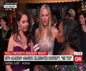Ashley Judd and Mira Sorvino speak to CNN&#39;s Stephanie Elam about the #MeToo and Time&#39;s Up movements at the Governors Ball Oscars after party.