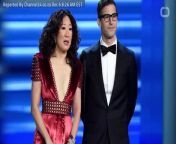 Website channel24.co.za reports Sandra Oh and Andy Samberg will share host duties at the Golden Globe Awards.