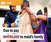 The Penang High Court rules Indonesian national Adelina Lisao was deprived of her life due to cruelty.&#60;br/&#62;&#60;br/&#62;Read More: &#60;br/&#62;https://www.freemalaysiatoday.com/category/nation/2024/02/09/woman-daughter-ordered-to-pay-dead-maids-family-rm750000-for-negligence/&#60;br/&#62;&#60;br/&#62;Free Malaysia Today is an independent, bi-lingual news portal with a focus on Malaysian current affairs.&#60;br/&#62;&#60;br/&#62;Subscribe to our channel - http://bit.ly/2Qo08ry&#60;br/&#62;------------------------------------------------------------------------------------------------------------------------------------------------------&#60;br/&#62;Check us out at https://www.freemalaysiatoday.com&#60;br/&#62;Follow FMT on Facebook: http://bit.ly/2Rn6xEV&#60;br/&#62;Follow FMT on Dailymotion: https://bit.ly/2WGITHM&#60;br/&#62;Follow FMT on Twitter: http://bit.ly/2OCwH8a &#60;br/&#62;Follow FMT on Instagram: https://bit.ly/2OKJbc6&#60;br/&#62;Follow FMT on TikTok : https://bit.ly/3cpbWKK&#60;br/&#62;Follow FMT Telegram - https://bit.ly/2VUfOrv&#60;br/&#62;Follow FMT LinkedIn - https://bit.ly/3B1e8lN&#60;br/&#62;Follow FMT Lifestyle on Instagram: https://bit.ly/39dBDbe&#60;br/&#62;------------------------------------------------------------------------------------------------------------------------------------------------------&#60;br/&#62;Download FMT News App:&#60;br/&#62;Google Play – http://bit.ly/2YSuV46&#60;br/&#62;App Store – https://apple.co/2HNH7gZ&#60;br/&#62;Huawei AppGallery - https://bit.ly/2D2OpNP&#60;br/&#62;&#60;br/&#62;#FMTNews #AdelinaLisao #Justice #FederalConstitution #HumanRights