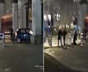 Watch: Moment car driven into Buckingham Palace gates as loud bang heard from yaboyrocklee gate
