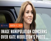 Three news agencies take down a photo of Kate Middleton with her family following concerns the image may have been manipulated or digitally altered.&#60;br/&#62;&#60;br/&#62;Full story: https://www.rappler.com/technology/internet-culture/news-agencies-take-down-kate-middleton-photo-image-manipulation-concerns/