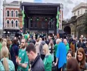 Scenes from St Patrick&#39;s Day in Derry 2024.