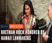 Social media influencer Bretman Rock is recognized by lawmakers in Hawaii for his impact on Hawaiians and Filipino-Americans. The measure congratulates him ‘on his success across all social media and commending him for his contributions to supporting the youth.’ &#60;br/&#62;&#60;br/&#62;For more entertainment stories: https://www.rappler.com/entertainment/