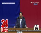 Lusot na sa ikalawang pagbasa sa Kamara ang Resolution of Both Houses 7 o panukalang pag-amyenda sa economic provisions at ang pagbawi sa prangkisa para sa pag-operate ng SMNI.&#60;br/&#62;&#60;br/&#62;&#60;br/&#62;24 Oras is GMA Network’s flagship newscast, anchored by Mel Tiangco, Vicky Morales and Emil Sumangil. It airs on GMA-7 Mondays to Fridays at 6:30 PM (PHL Time) and on weekends at 5:30 PM. For more videos from 24 Oras, visit http://www.gmanews.tv/24oras.&#60;br/&#62;&#60;br/&#62;#GMAIntegratedNews #KapusoStream&#60;br/&#62;&#60;br/&#62;Breaking news and stories from the Philippines and abroad:&#60;br/&#62;GMA Integrated News Portal: http://www.gmanews.tv&#60;br/&#62;Facebook: http://www.facebook.com/gmanews&#60;br/&#62;TikTok: https://www.tiktok.com/@gmanews&#60;br/&#62;Twitter: http://www.twitter.com/gmanews&#60;br/&#62;Instagram: http://www.instagram.com/gmanews&#60;br/&#62;&#60;br/&#62;GMA Network Kapuso programs on GMA Pinoy TV: https://gmapinoytv.com/subscribe