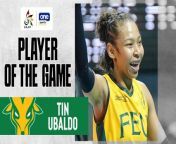 UAAP Player of the Game Highlights: Tin Ubaldo orchestrates FEU charge vs Ateneo from tin charli