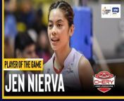 PVL Player of the Game Highlights: Jen Nierva keeps Chery Tiggo alive in upset of Creamline from all mp3 song keeps