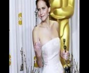 She&#39;s always had plenty of attitude to keep folks on their toes, and Jennifer Lawrence showed everyone her middle finger during a backstage Academy Awards press room session last night (February 24).&#60;br/&#62;&#60;br/&#62;The &#92;