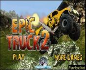 Play Epic Truck 2 at FunHost.Net/epictruck2 Jump back in your Epic Truck and race through the mountains, creating even more havoc along the way! Up = Accelerate. Down = Brake. Left/Right = Balance. P = Pause, M = Mute. (Truck Game ).&#60;br/&#62;&#60;br/&#62;Play Epic Truck 2 for Free at FunHost.Net/epictruck2 on FunHost.Net , The Fun Host of Apps and Games!&#60;br/&#62;&#60;br/&#62;Epic Truck 2 Game: FunHost.Net/epictruck2 &#60;br/&#62;www: FunHost.Net &#60;br/&#62;Facebook: facebook.com/FunHostApps &#60;br/&#62;Twitter: twitter.com/FunHost &#60;br/&#62;