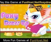 Play Foxy Dress Up at FunHost.Net/foxydressup Foxy the cat has a reputation for being a pretty kitty is her spring wardrobe the best yet? How to Play Dive into Foxy&#39;s closet and dig out some fab fashions for her. Should she wear a cool punk rock wig? Maybe a hula skirt, too? What do you think about the cheetah bow? Click one of the categories to begin. Pull together the ultimate spring outfit and click Show to take a good look. Not too sure if she&#39;s ready for the catwalk? Click Reset and start over! (Dress, Fashion, Girly Game ).&#60;br/&#62;&#60;br/&#62;Play Foxy Dress Up for Free at FunHost.Net/foxydressup on FunHost.Net , The Fun Host of Apps and Games!&#60;br/&#62;&#60;br/&#62;Foxy Dress Up Game: FunHost.Net/foxydressup &#60;br/&#62;www: FunHost.Net &#60;br/&#62;Facebook: facebook.com/FunHostApps &#60;br/&#62;Twitter: twitter.com/FunHost &#60;br/&#62;