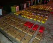Argentinian police find 150kg of cocaine hidden in lorry transporting woodSource: Gendarmeria Nacional
