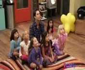 Gibby does his comedy routine for a bunch of little girls... and Spencer.