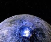Ice has been discovered on planet Ceres. The dwarf planet is about 10% water whcih is an essential ingredient for life.