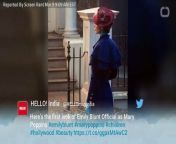 Mary Poppins Returns has already started filming, photos have emerged of Emily Blunt in full costume as the titular nanny, along with images of Lin-Manuel Miranda as Jack.