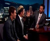 Zac explains to Jimmy why part of his hair is dyed blonde.